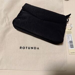Rotunda Black Nylon Crossbody / Clutch Bag | NWT | Dust Bag Included
